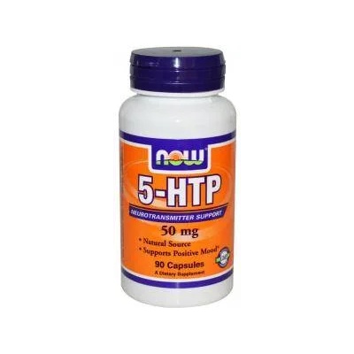 NOW Аминокиселина 5-htp 50 мг. - 90 капсули - now foods, nf0099
