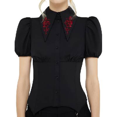 дамска риза KILLSTAR - Rose's Despair - Black - KSRA013588