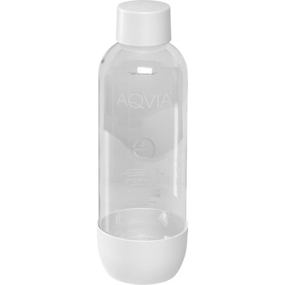 Aqvia PET Water Bottle White 1l