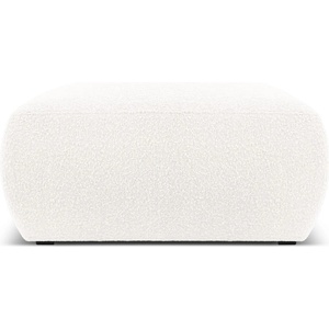 Micadoni Табуретка от бял плат букле Molino - Micadoni Home (MIC_POUF_M_101_F1_MOLINO1)