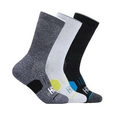 Hoka RUN SOCKS CREW 3 PAIRS 1122931-WBGR biele