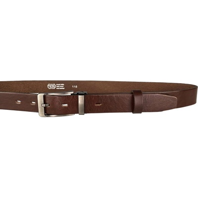 Penny Belts pánský kožený opasek 30-100-7-506 hnědý
