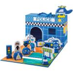 Joueco Полицейско управление с дървени фигурки, Joueco, 13 части