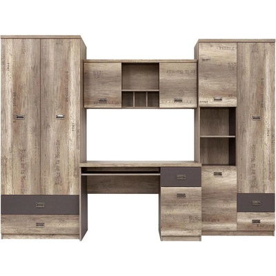 Комплект мебели за детска стая Malcolm 280 cm