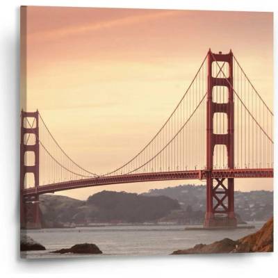 Sablio Obraz Golden Gate 2 - 110x110 cm