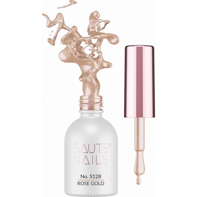 Saute Nails S128 Rose Gold hybridný lak na nechty