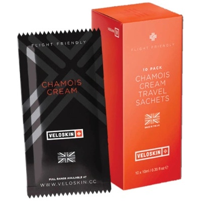 Veloskin Chamois Cream Travel Pack 10ks