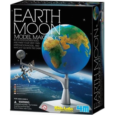 4M Творчески комплект 4M - Модел на Земята и Луната (4m-03241)