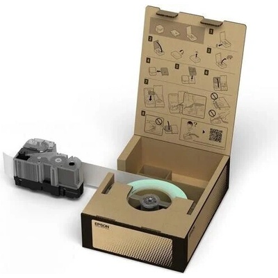 Epson BR-ST32WB-E C53S664005 32mm x 15m, čierna tlač / biely podklad, originálna zmršťovacia bužírka