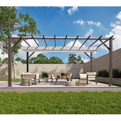 Paragon Outdoor Florence 1116 350 x 505 x 236 cm tmavohnedá/biela