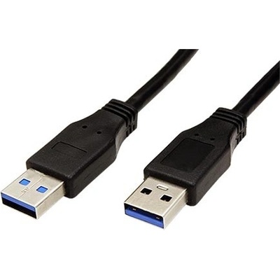 USB 5Gbps USB3.0 A(M) - USB3.0 A(M), 0,5m, černý
