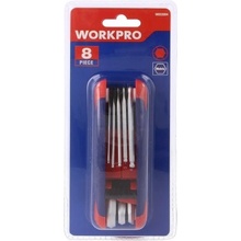 WORKPRO W022004WE Key set; hexagon keys; Chrom-vanadium steel