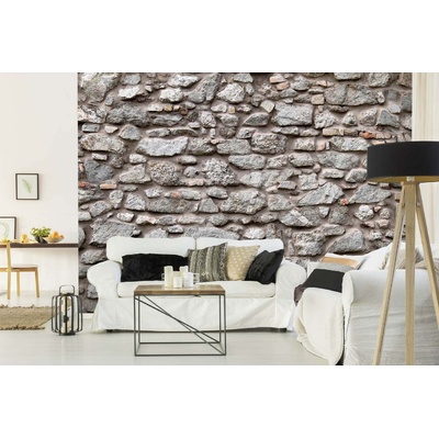 DIMEX ART Самозалепваща се флизелинова фототапета базалтова фасада 375 x 250 см