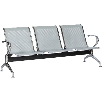 Bittel Посетителска пейка с 3 места КАРМЕН cr-1030-3 - сребърна