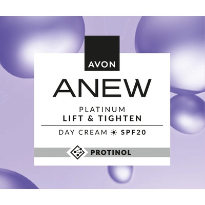 Avon Anew Platinum SPF 20 s Protinolem denní krém 50 ml