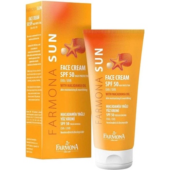 Farmona Natural Cosmetics Laboratory Sun Слънцезащитен крем за лице с масло от макадамия, SPF50, 50 ml