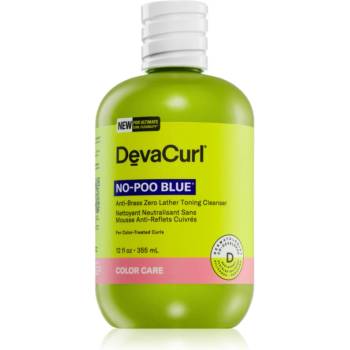 DevaCurl No-Poo Blue® хидратиращ шампоан за чуплива и къдрава коса неутрализиращ кафеникавите оттенъци 355ml