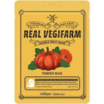 Fortheskin - Super Food Real Vegifarm Double Shot Mask 23ml - Pumpkin