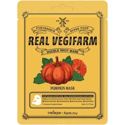 Fortheskin - Super Food Real Vegifarm Double Shot Mask 23ml - Pumpkin
