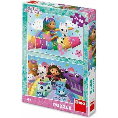DINO Gábinin kouzelný domek Na duze 2x48 dielov