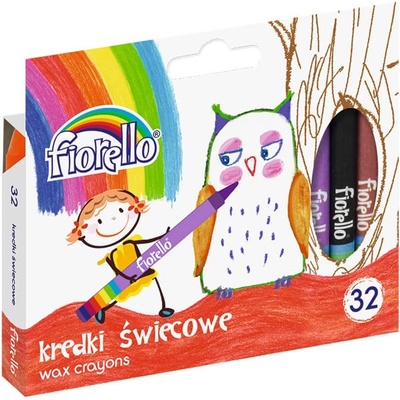 Fiorello Восъчни пастели fiorello цилиндрични смесени цветове 32 броя 170-1387 (170-1387)