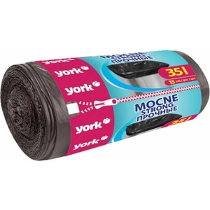 York Торби за смет York Strong, 35 L, 15 броя