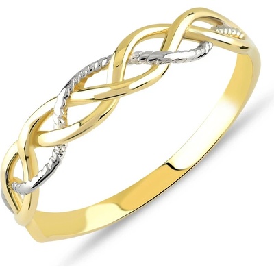 Lillian Vassago Ladný prsten z kombinovaného zlata LLV85 GR037