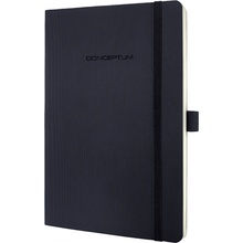 Sigel Conceptum Záznamní kniha Hardcover A4 linkovaná černá