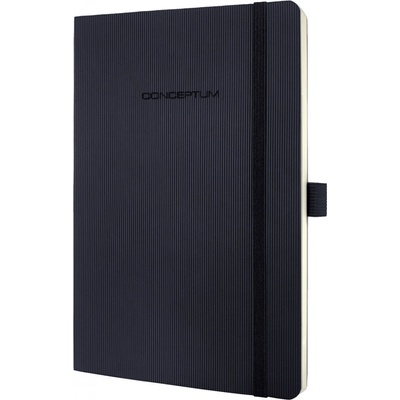 Sigel Conceptum Záznamní kniha Hardcover A4 linkovaná černá – Hledejceny.cz
