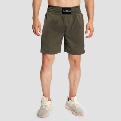 GymBeam Šortky Boxing Combat Olive Grey