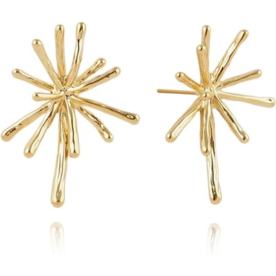 Bijutanki Позлатени Обеци от Медицинска Стомана - Блясък