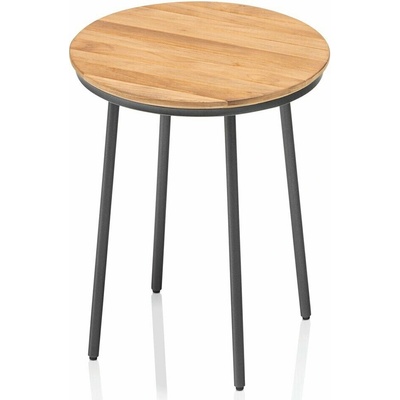 Kettler TRIBE stolík o 40 cm antracit/teak