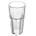 RK-PREMIUM Чаша поликарбонат 360ml. Ø7.5xh14.8cm ПРОЗРАЧНА (PM. 360) (015131)