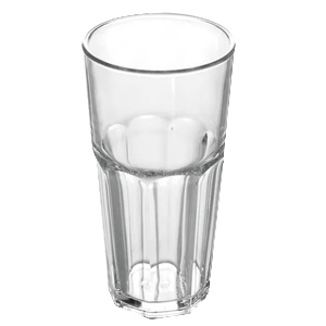 RK-PREMIUM Чаша поликарбонат 360ml. Ø7.5xh14.8cm ПРОЗРАЧНА (PM. 360) (015131)