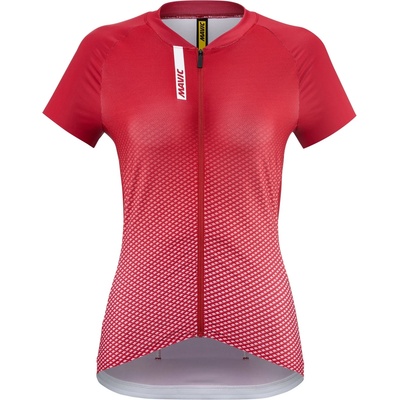 Mavic Дамска фланелка с къс ръкав за колоездене Mavic Women's Aksium Jersey Cycling jersey - Poppy Red - размер XS (156-2844-0111)