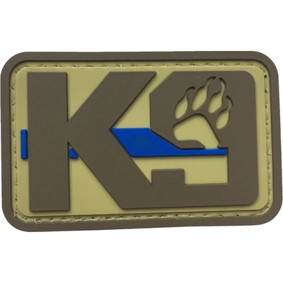 WARAGOD K9 Paw PVC nášivka, coyote