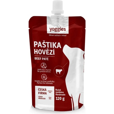 Yoggies hovězí maso 120 g