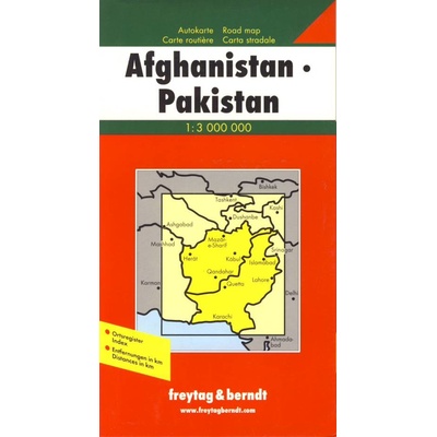 Afganistán Pakistán 1: 3M mapa FB