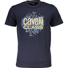 Cavalli Class perfektné pánske tričko krátky rukáv modré