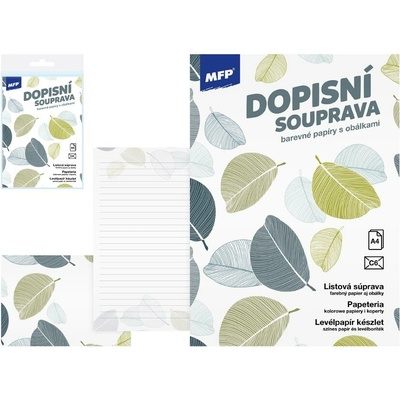 MFP paper Dopisní papír barevný LUX 5+10 (Květy) 5550375