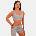 GymBeam Спортен сутиен Mesh Panel Grey M