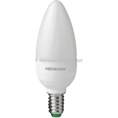 Megaman LED žárovka E14 LC0403.5V2/WW/E14 B35 3,5W 25W teplá bílá 2800K , svíčka