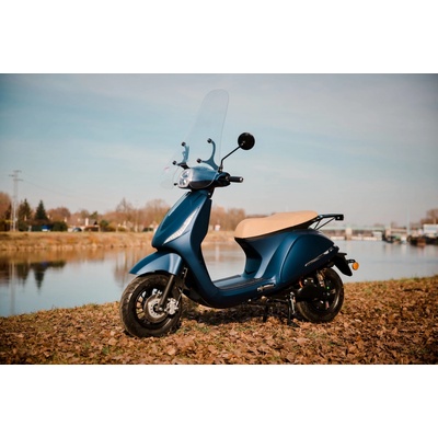 EcoWheel Elektrický skútr Hali 2000W 20Ah modrá matná – Sleviste.cz