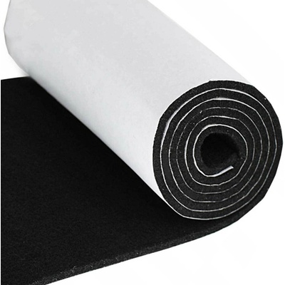 Samolepicí technický filc 4,5 mm, šířka 100 cm, barva Černá 700 gr