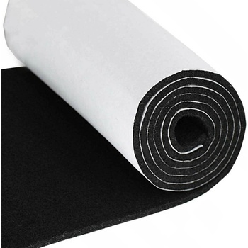 Samolepicí technický filc 4,5 mm, šířka 100 cm, barva Černá 700 gr