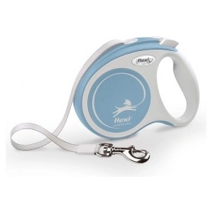 flexi Автоматичен повод Flexi COMFORT PLUS XS ЛЕНТА - Светло син, 3 м за кучета до 12 кг NOBBY Germany 04576