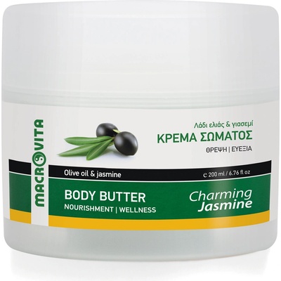 Macrovita Olive Oil Body butter charming jasmine - Telové maslo s očarujúcim jazmínom 200 ml