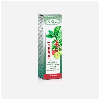 Dr. Popov Hubnutí bylinné kapky 50 ml