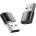 JOYROOM Адаптер JOYROOM 2 бр. гнездо Type-C - USB, OTG, BLACK S-H152 BLACK (S-H152 BLACK)
