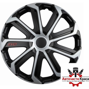 Versaco Тасове за джанти 15'' Versaco Evo Black/Silver (56246) - avtochastikrasi